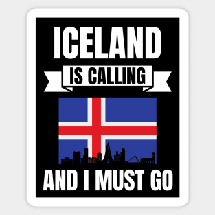 Iceland Travel Sticker